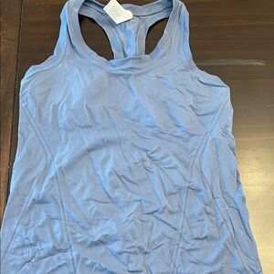 Athleta Light Blue Racerback Tank Top